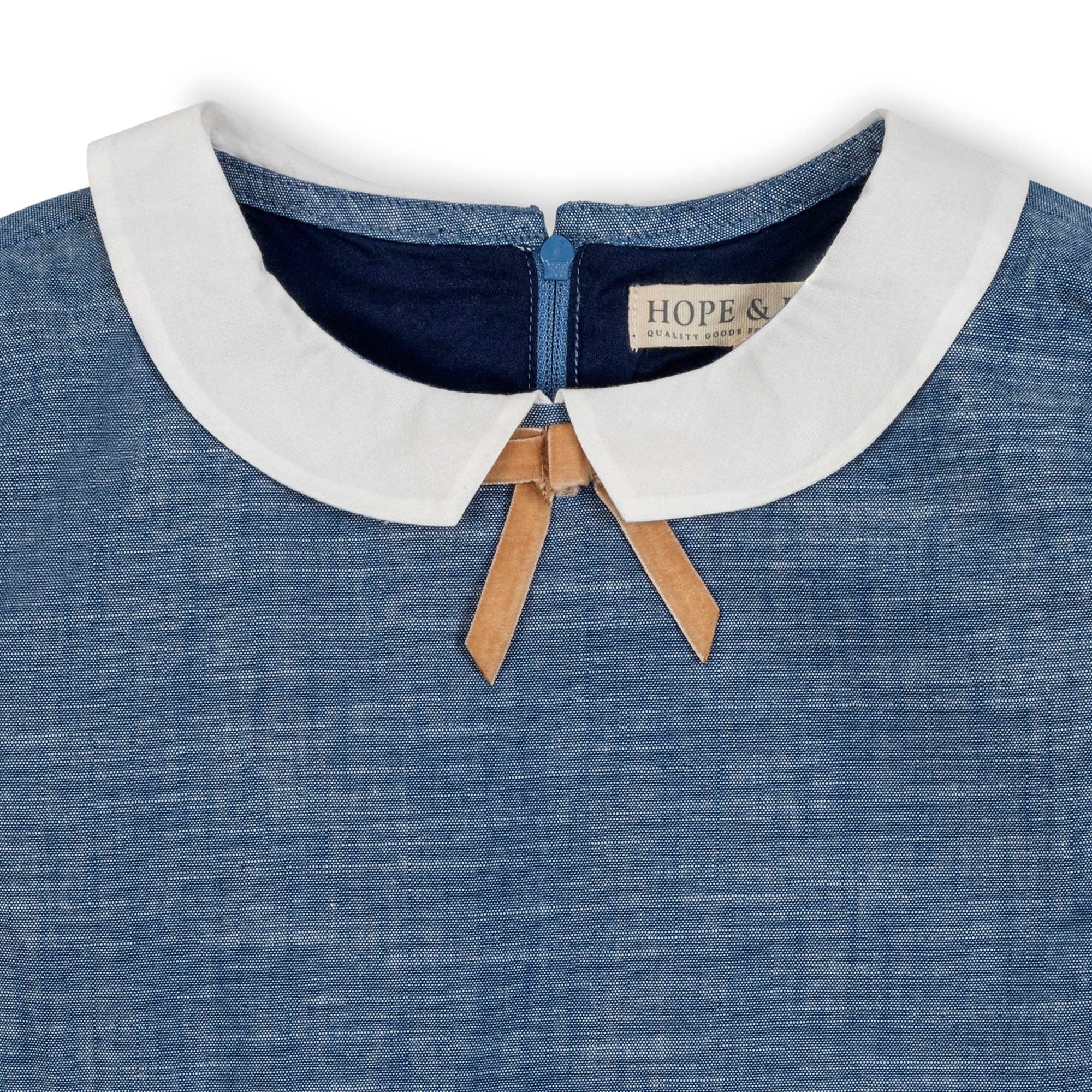 Image of Organic Chambray Empire Dress